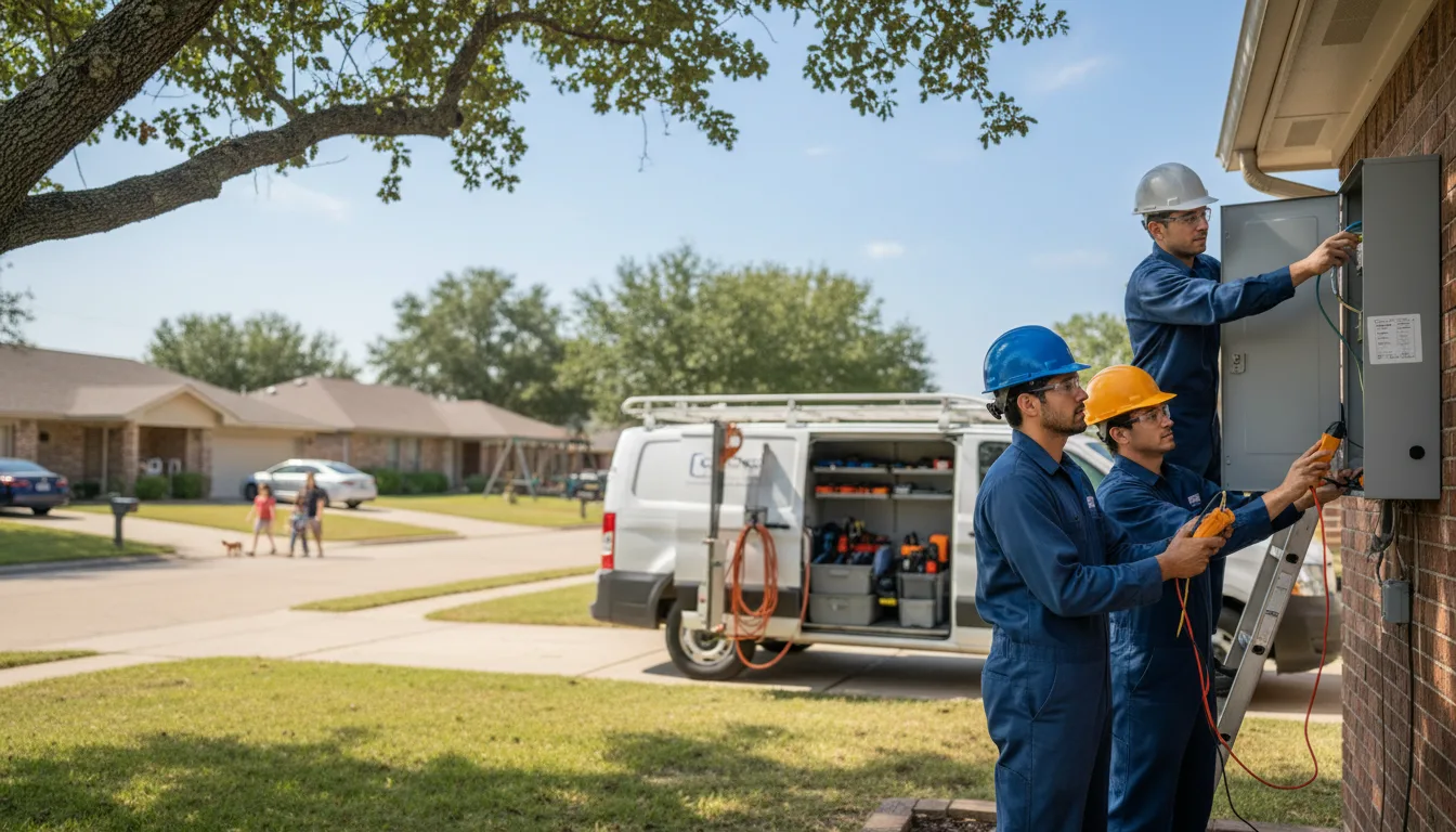Certified electrician providing emergency electrical services in Drummonds, TN